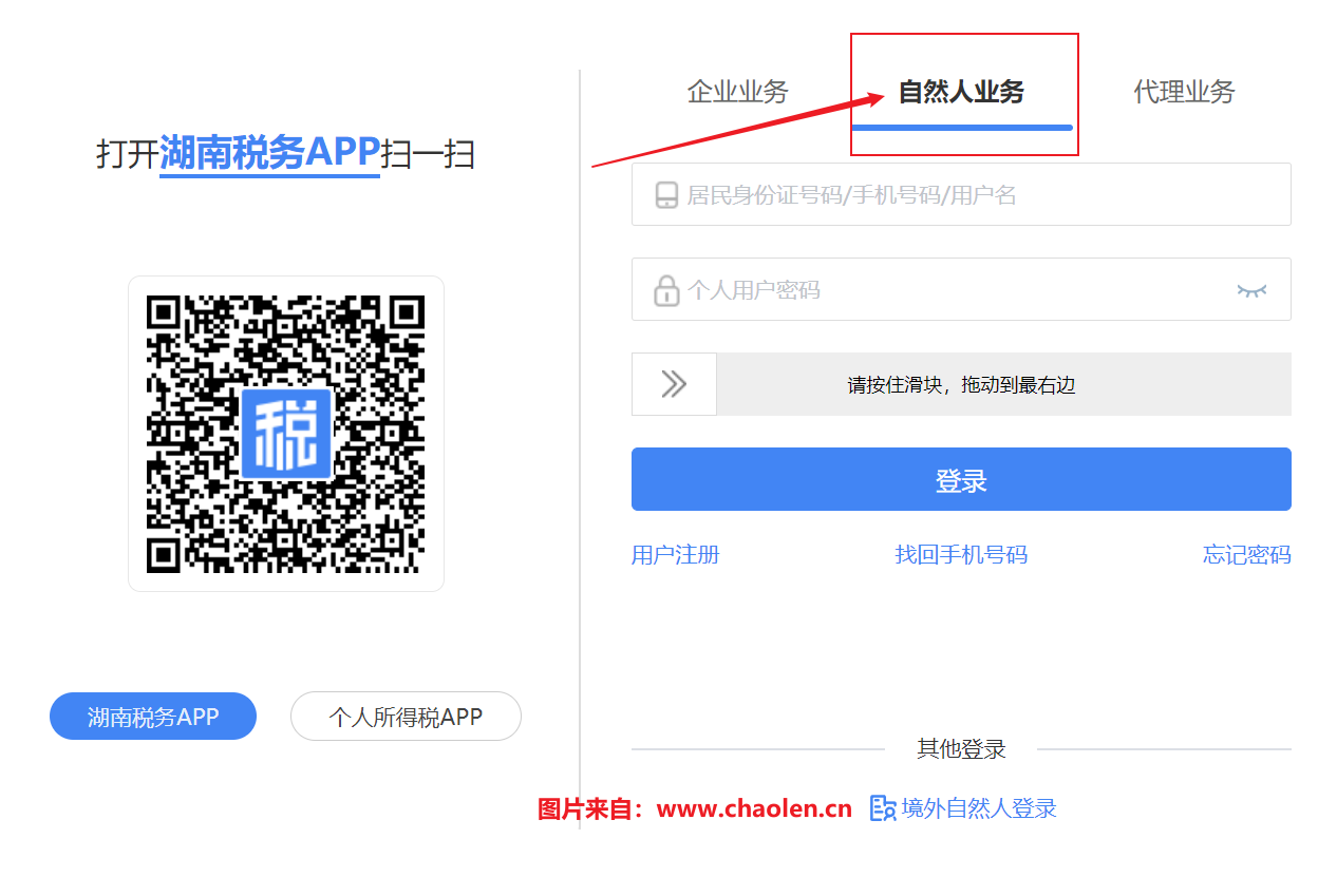 自然人业务